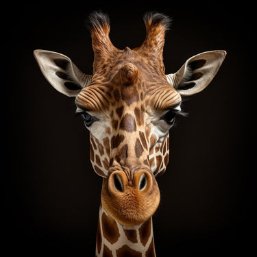 Giraffe Canvas on Canvas
